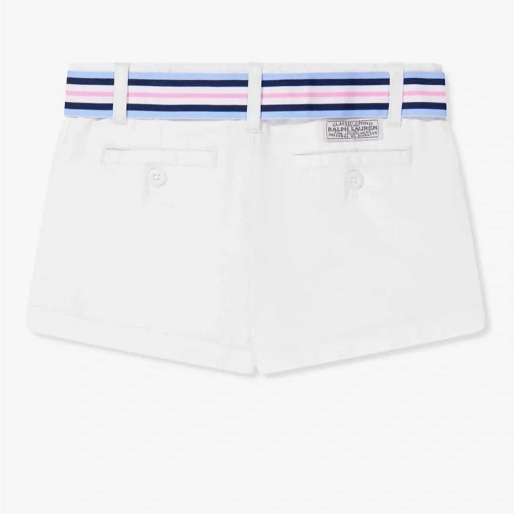 ⭐️NWT⭐️ Ralph Lauren's Girls Chino Shorts With Belt. Size 6